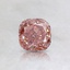 0.51 Ct. Fancy Intense Orangy Pink Cushion Lab Created Diamond