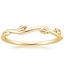 18K Yellow Gold Winding Willow Ring, smalltop view