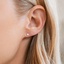 14K White Gold Diamond Stud Earrings (1/6 ct. tw.), smallside view