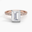 Rose Gold Moissanite Constance Diamond Ring (1/3 ct. tw.)
