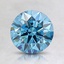 1.12 Ct. Fancy Vivid Blue Round Lab Created Diamond