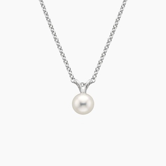 Premium Akoya Cultured Pearl Pendant (6mm)
