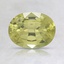 7.3x5.7mm Yellow Oval Montana Sapphire