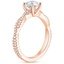 14K Rose Gold Petite Luxe Twisted Vine Diamond Ring (1/4 ct. tw.), smallside view