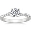 Platinum Chamise Diamond Ring (1/15 ct. tw.), smalltop view