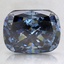 2.88 Ct. Fancy Dark Blue Cushion Lab Grown Diamond