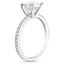 18KW Moissanite Luxe Ballad Diamond Ring (1/4 ct. tw.), smalltop view