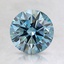 1.44 Ct. Fancy Intense Blue Round Lab Created Diamond