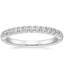 Diamond Accented Indented Band 