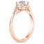 14K Rose Gold Chamise Diamond Ring (1/15 ct. tw.), smallside view