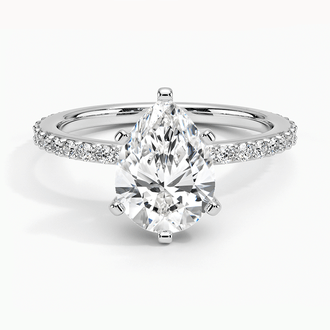Luxe Petite Shared Prong Diamond Ring