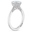 18KW Sapphire Simply Tacori Diamond Ring (1/8 ct. tw.), smalltop view