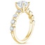18K Yellow Gold Monaco Diamond Ring (2/3 ct. tw.), smallside view