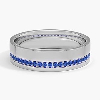 Austin Sapphire 5.5mm Wedding Ring