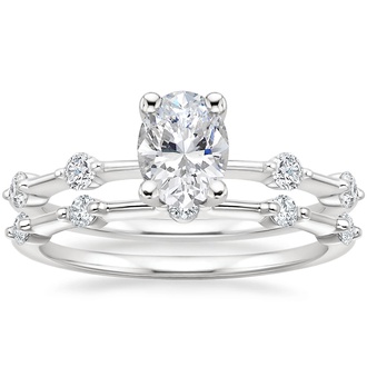 Platinum Aimee Diamond Bridal Set