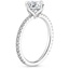 18KW Sapphire Polaris Diamond Ring, smalltop view
