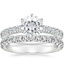 PT Moissanite Luxe Sienna Diamond Bridal Set (1 1/8 ct. tw.), smalltop view