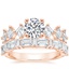 14K Rose Gold Plaza Diamond Ring with Frances Diamond Ring (1 ct. tw.)