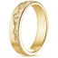 18K Yellow Gold Everest Wedding Ring, smallside view