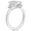 18KW Aquamarine Coppia Five Stone Diamond Ring (1/3 ct. tw.), smalltop view
