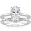 Platinum Everly Diamond Ring with Yvette Diamond Ring