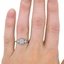 The Deane Ring, smallzoomed in top view on a hand