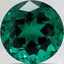 11mm Round Lab Created Emerald