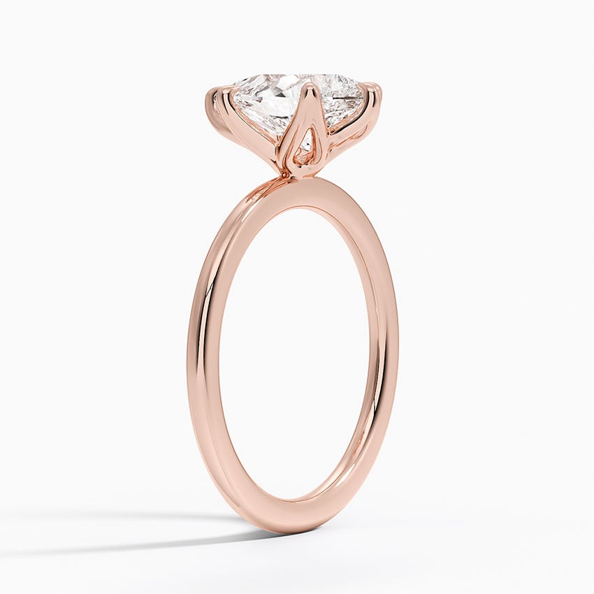 14K Rose Gold 1.5mm Petite Elodie Perfect Fit Solitaire Ring