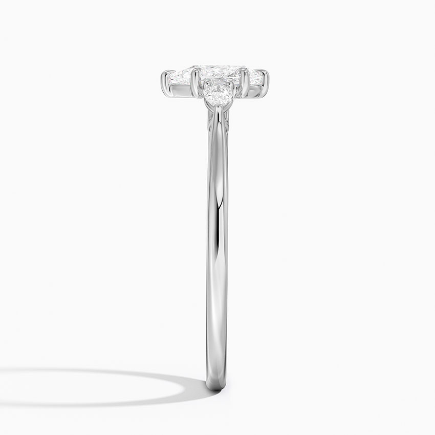 18K White Gold Aria Perfect Fit Three Stone Diamond Ring