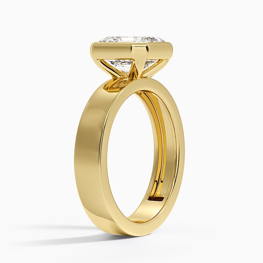 Peyton Bezel Diamond Solitaire Ring