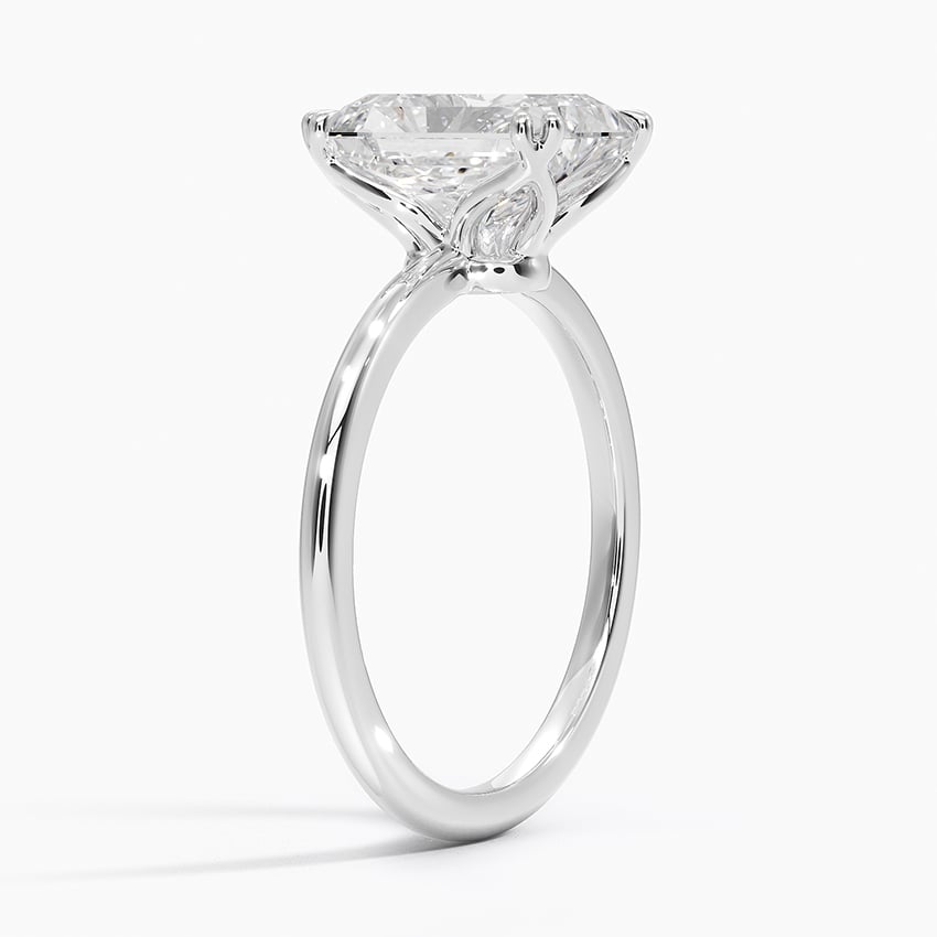 18K White Gold Aveline Solitaire Ring