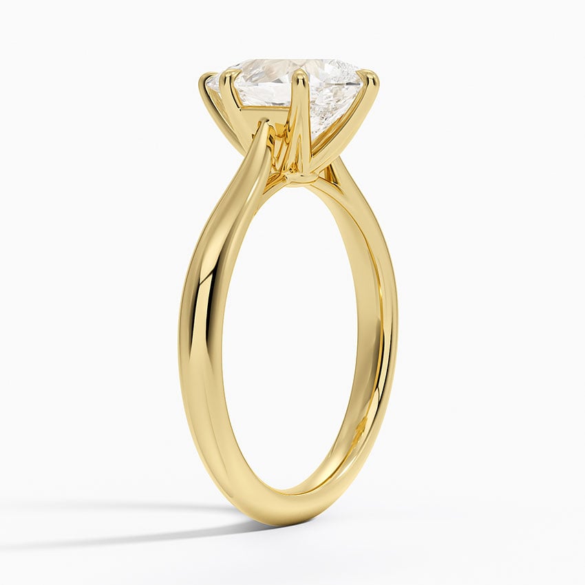 18K Yellow Gold Catalina Solitaire Ring