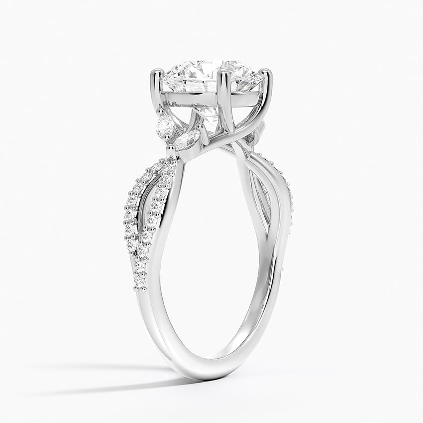 Platinum Luxe Willow Diamond Ring (1/4 ct. tw.)