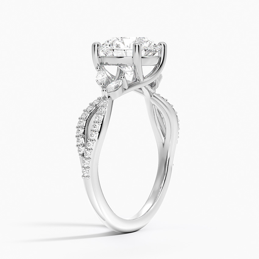 Platinum Luxe Willow Diamond Ring (1/4 ct. tw.)