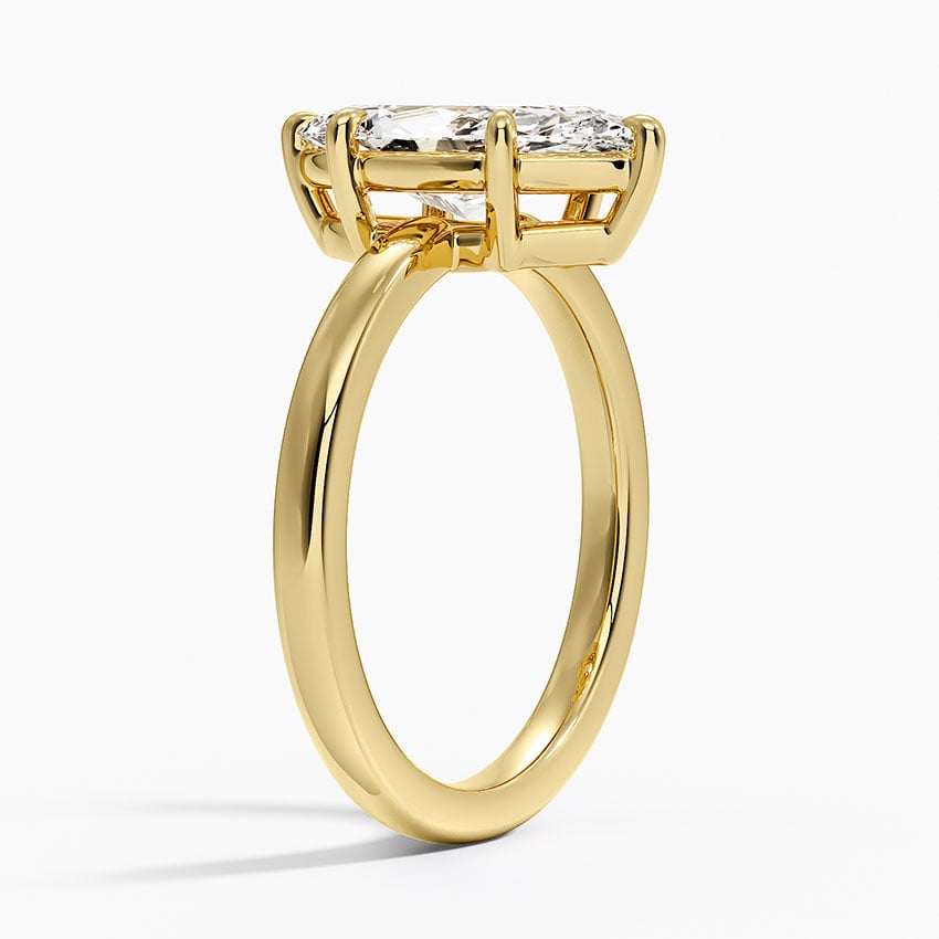 Dara Low-Profile Solitaire Ring