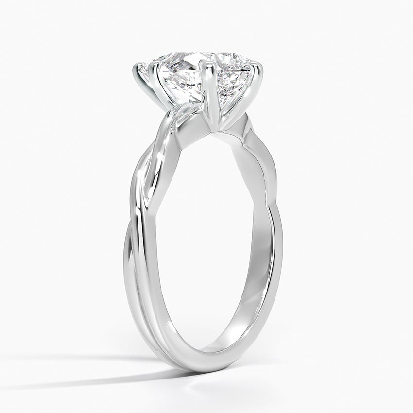 Twisted Vine Engagement Ring - Solitaire