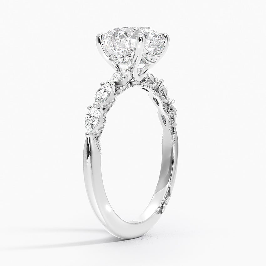 Tacori Sculpted Crescent Engagement Ring