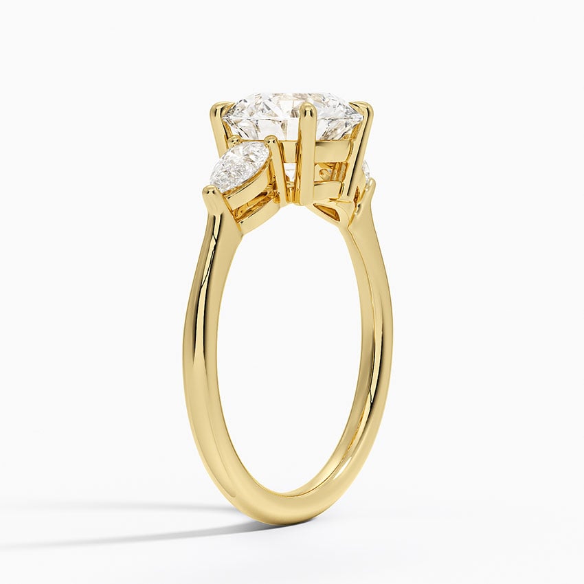 Opera Diamond Three Stone Engagement Ring