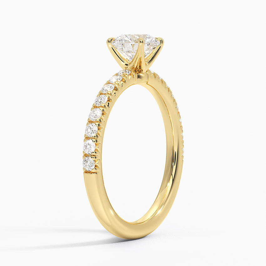 18K Yellow Gold Luxe Amelie Diamond Ring