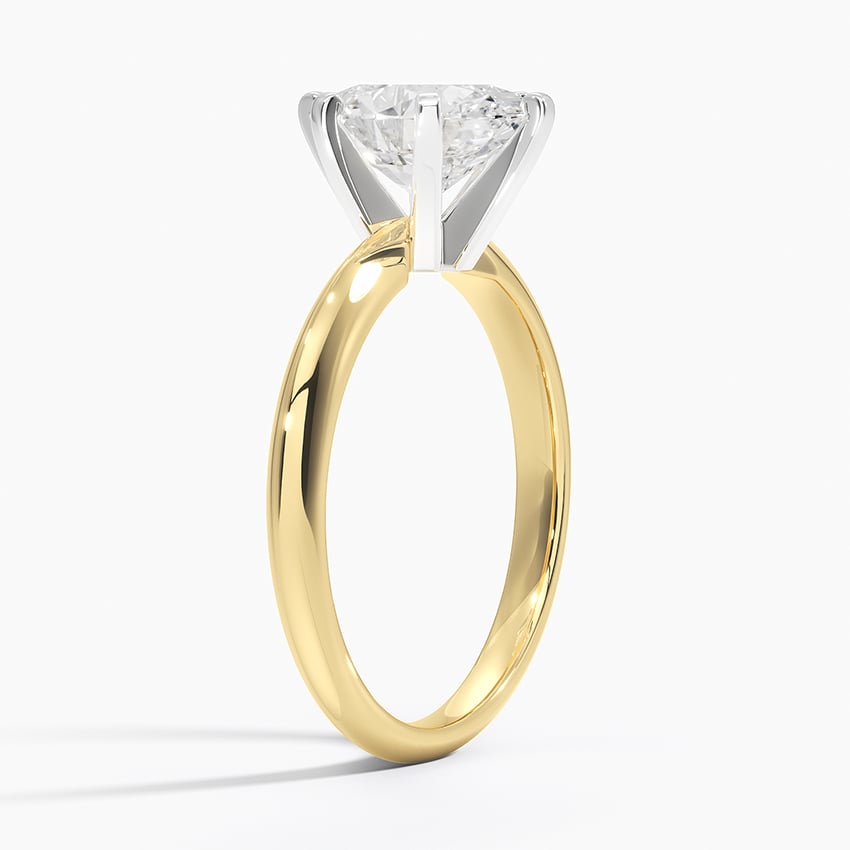 18K Yellow Gold Classic Six-Prong Solitaire Ring
