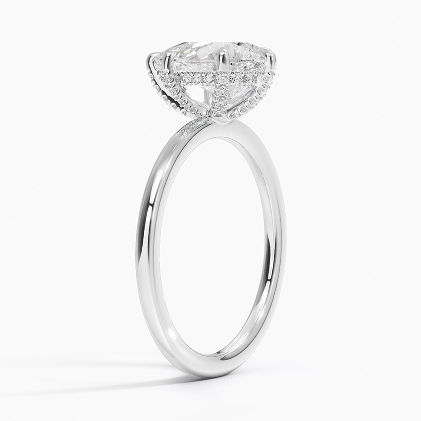 18K White Gold Lumiere Diamond Ring