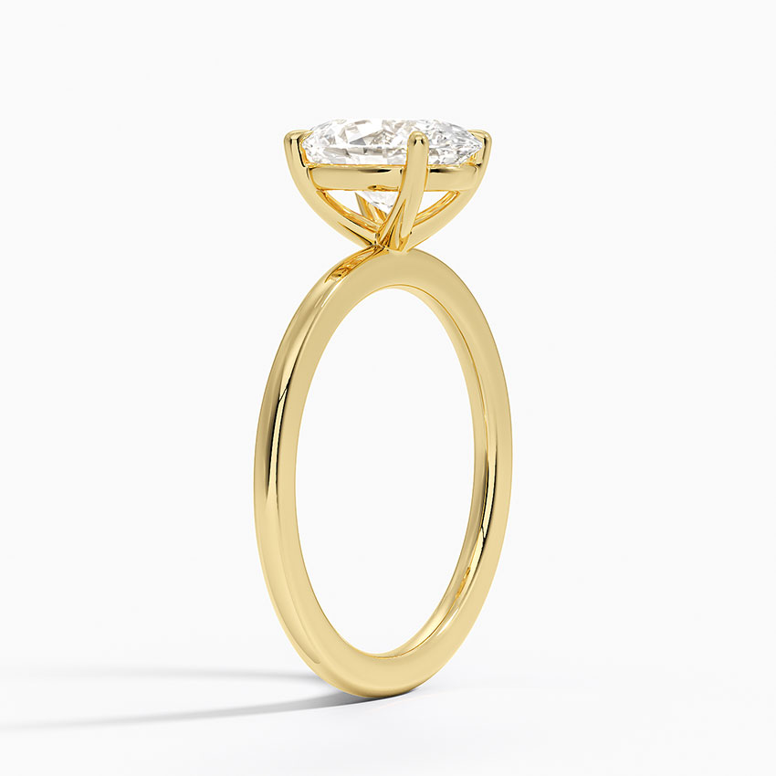 18K Yellow Gold Audrey Perfect Fit Solitaire Ring