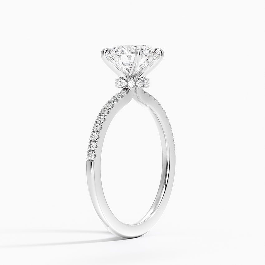 18K White Gold Petite Demi Diamond Ring (1/5 ct. tw.)