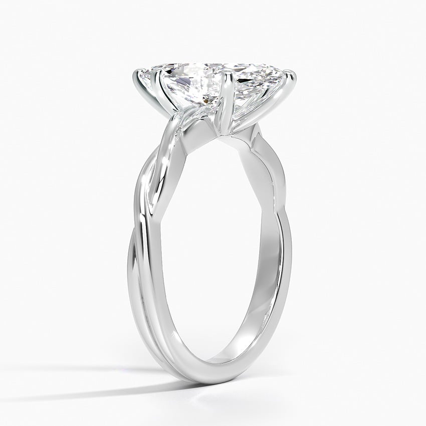 Twisted Vine Engagement Ring - Solitaire