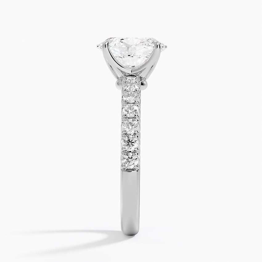 Luxe Amelie Diamond Ring (3/8 ct. tw.) in 18K White Gold