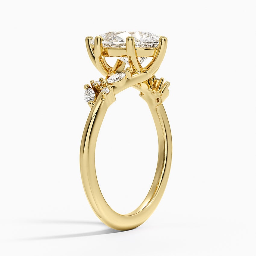 Marquise Cluster Engagement Ring - Arden