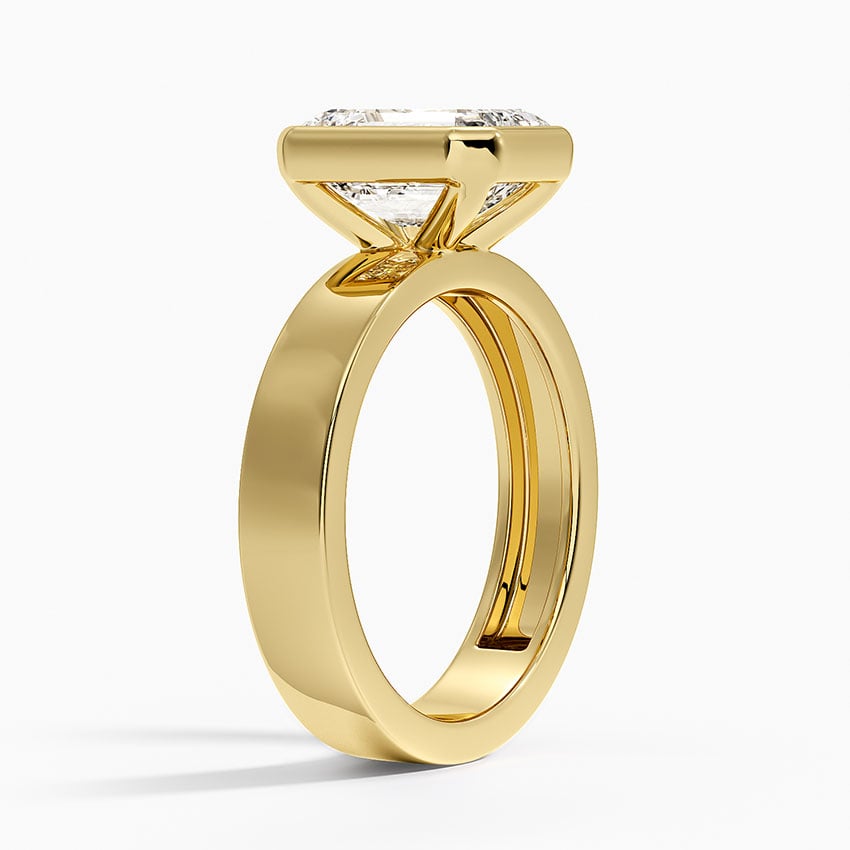 Peyton Bezel Diamond Solitaire Ring