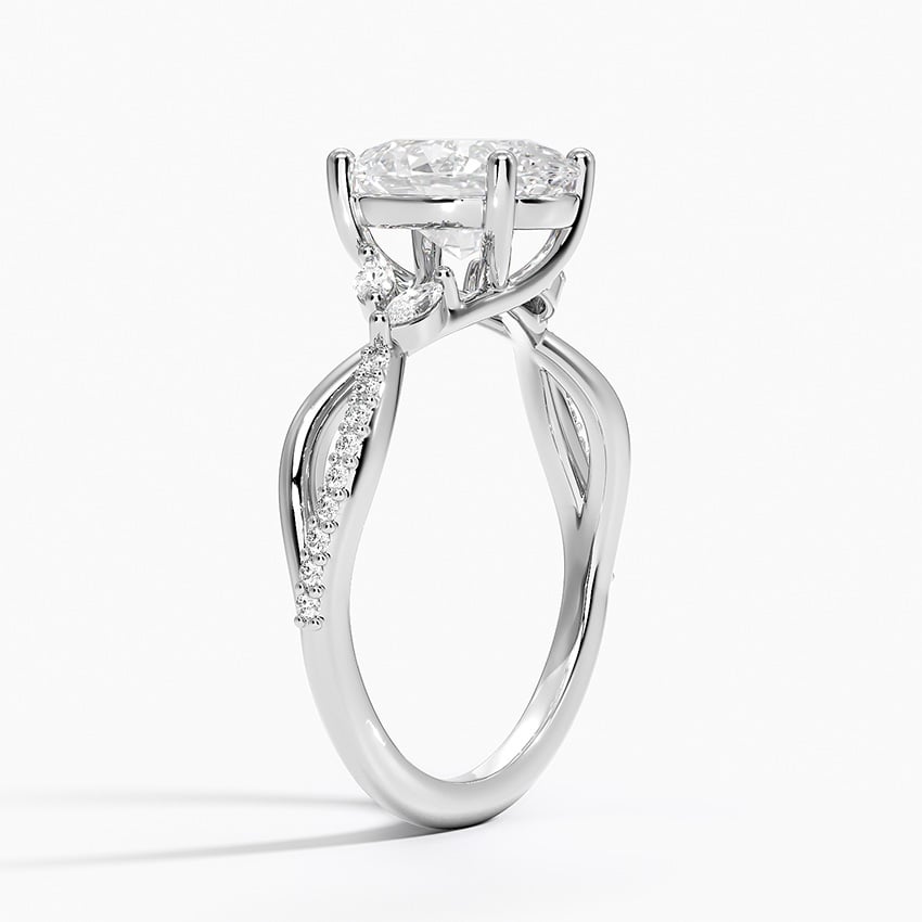 Petite Twisted Willow Diamond Ring - Brilliant Earth