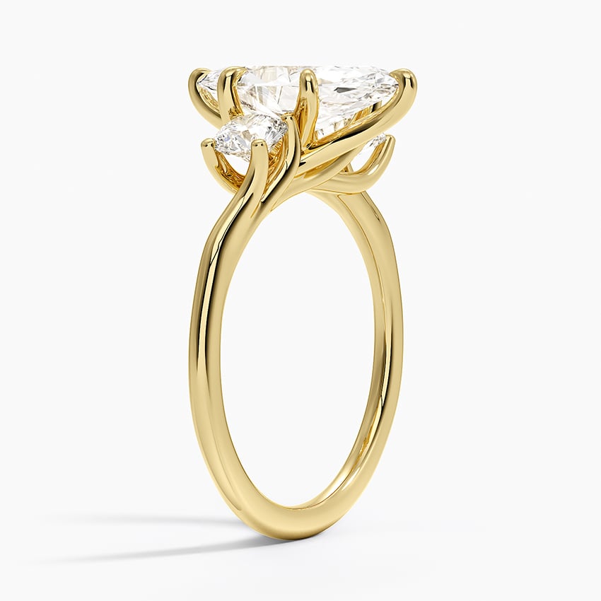 Luxe Delilah Three Stone Diamond Ring