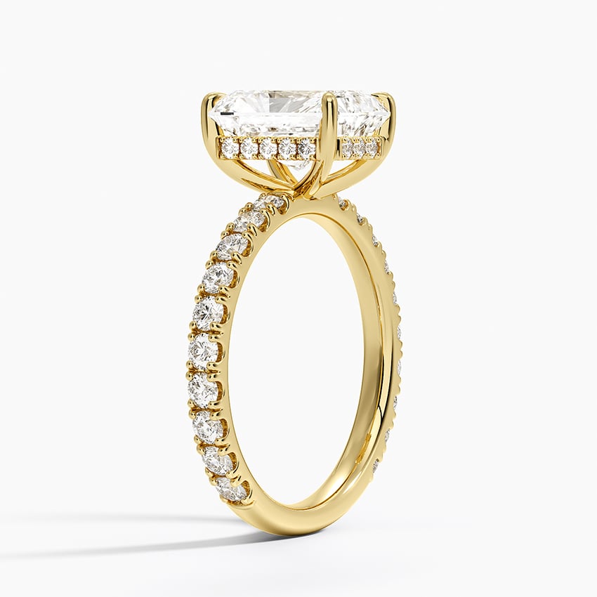 18K Yellow Gold Grand Perfect Fit Three-Quarter Diamond Ring